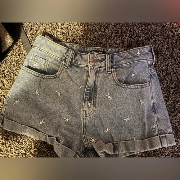 Pacsun Playboy jean shorts - Picture 3 of 4